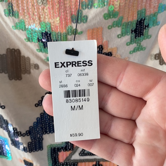 express sequined skirt size M NWT - Picture 2 of 7